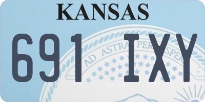 KS license plate 691IXY