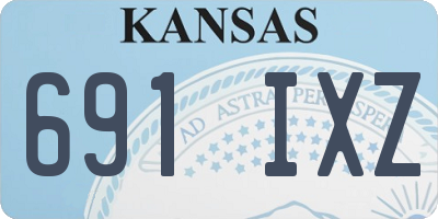 KS license plate 691IXZ