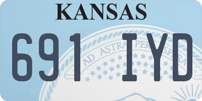 KS license plate 691IYD