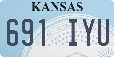 KS license plate 691IYU