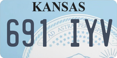 KS license plate 691IYV