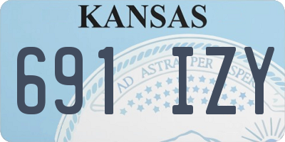 KS license plate 691IZY