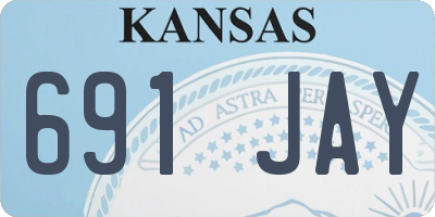 KS license plate 691JAY