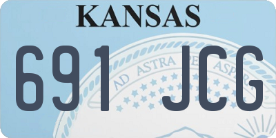 KS license plate 691JCG