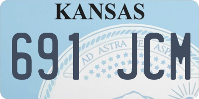 KS license plate 691JCM