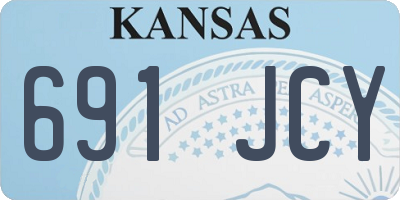 KS license plate 691JCY