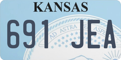 KS license plate 691JEA