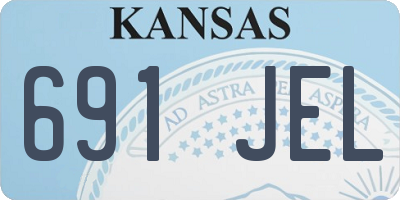 KS license plate 691JEL