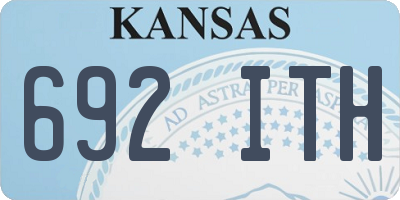 KS license plate 692ITH