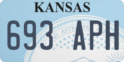 KS license plate 693APH