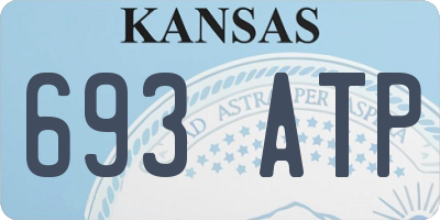 KS license plate 693ATP