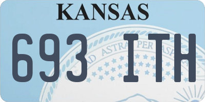 KS license plate 693ITH