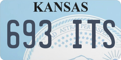 KS license plate 693ITS