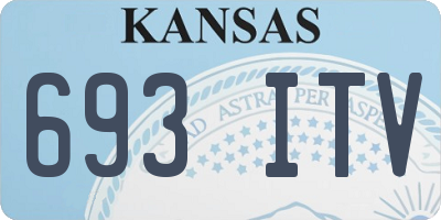 KS license plate 693ITV