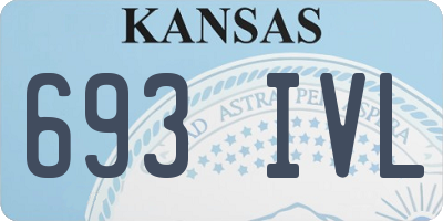 KS license plate 693IVL