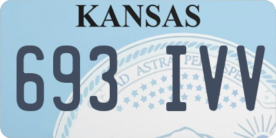 KS license plate 693IVV