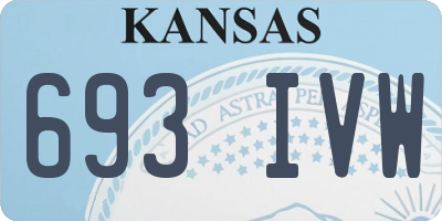 KS license plate 693IVW