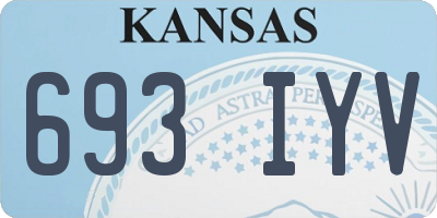 KS license plate 693IYV