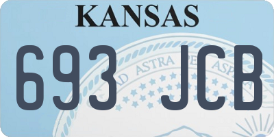 KS license plate 693JCB