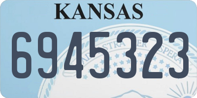 KS license plate 6945323