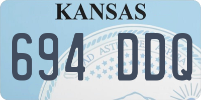KS license plate 694DDQ