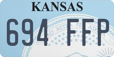 KS license plate 694FFP