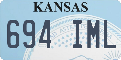 KS license plate 694IML