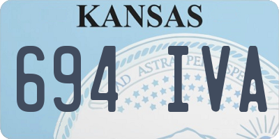 KS license plate 694IVA