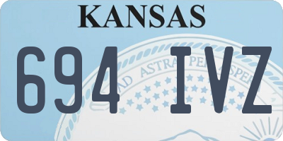 KS license plate 694IVZ