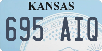 KS license plate 695AIQ