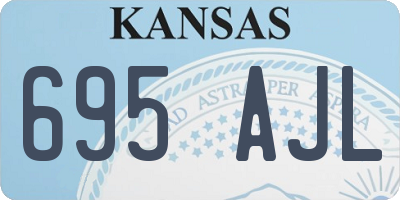 KS license plate 695AJL