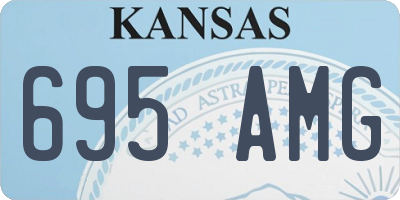 KS license plate 695AMG