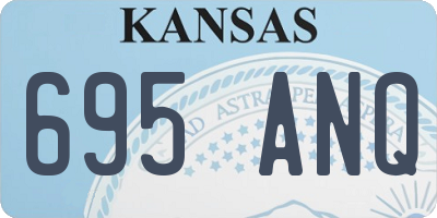 KS license plate 695ANQ