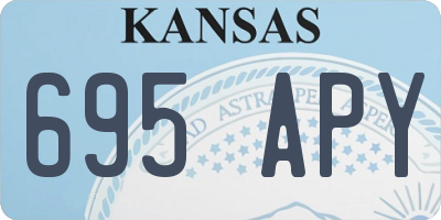 KS license plate 695APY