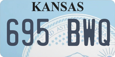 KS license plate 695BWQ