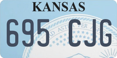 KS license plate 695CJG
