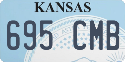 KS license plate 695CMB