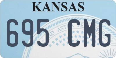 KS license plate 695CMG