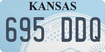 KS license plate 695DDQ