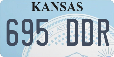 KS license plate 695DDR