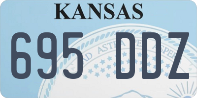 KS license plate 695DDZ