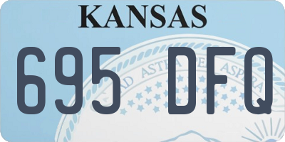 KS license plate 695DFQ