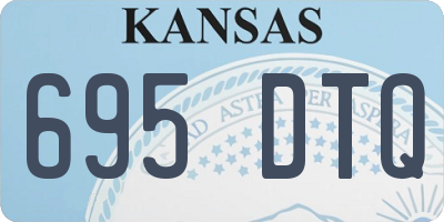 KS license plate 695DTQ