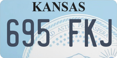 KS license plate 695FKJ