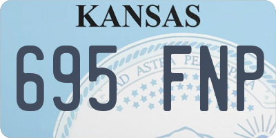 KS license plate 695FNP