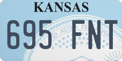KS license plate 695FNT