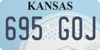 KS license plate 695GOJ