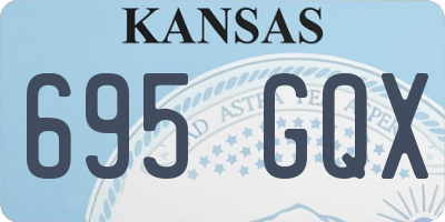 KS license plate 695GQX
