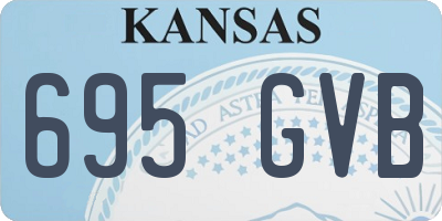 KS license plate 695GVB