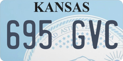 KS license plate 695GVC